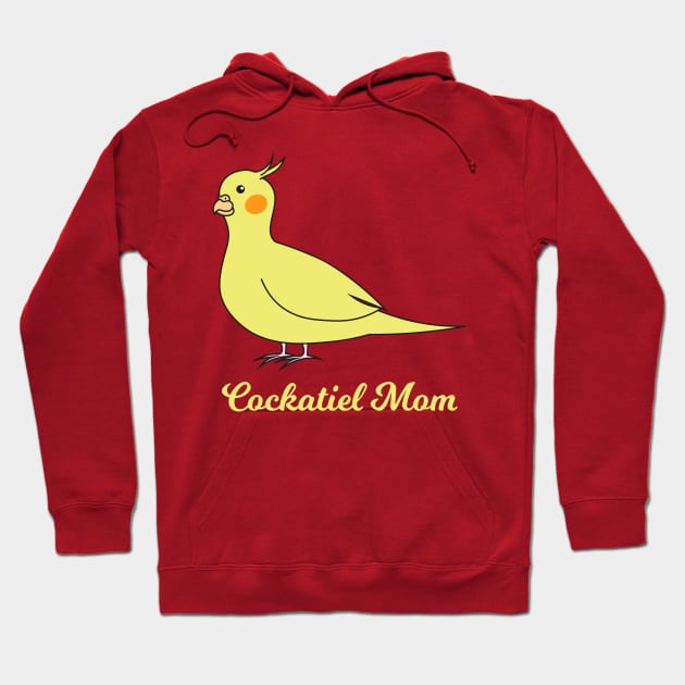 Cockatiel Mom Hoodie by Karlsefni Design